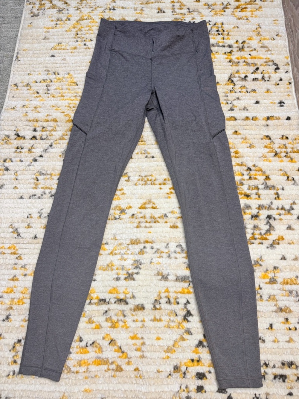 lululemon athletica Gray High-Rise Leggings with Side Pockets